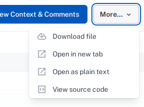 More dropdown